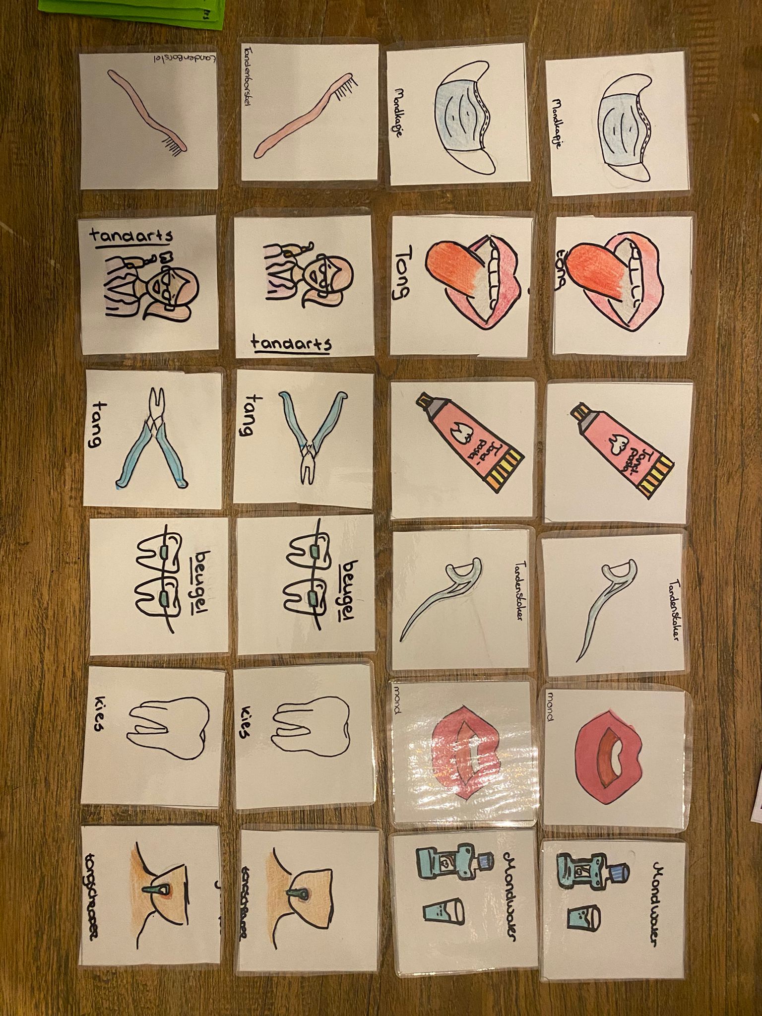 Mondzorg memory gemaakt door studenten